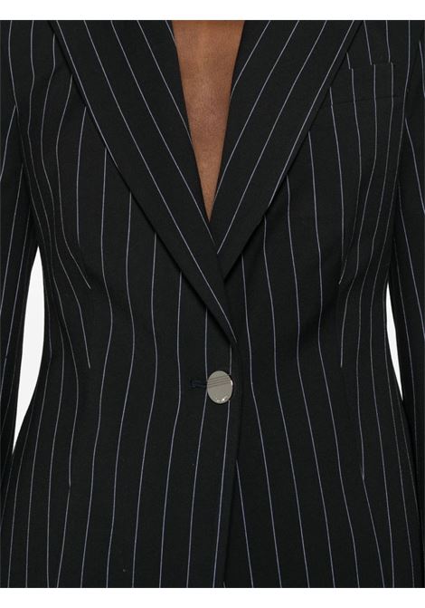 Blue Glen pinstripe single-breasted blazer - women THE ATTICO | 241WCG61E067596